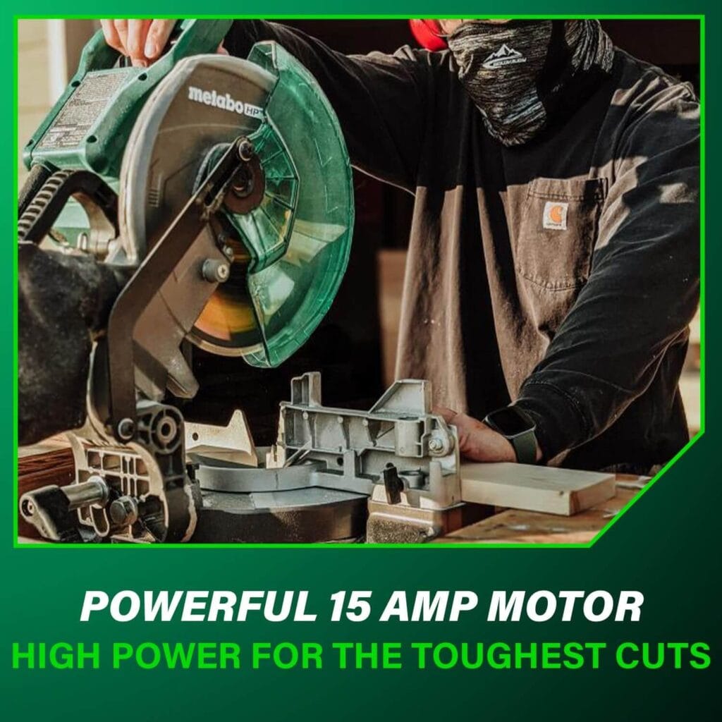 Metabo Table Saw 15a motor