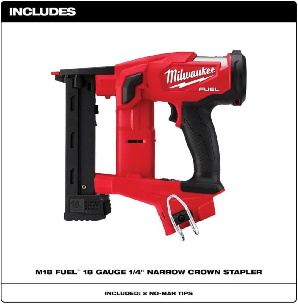 Milwaukee M18 FUEL 18GA 1/4" Narrow Crown Stapler
