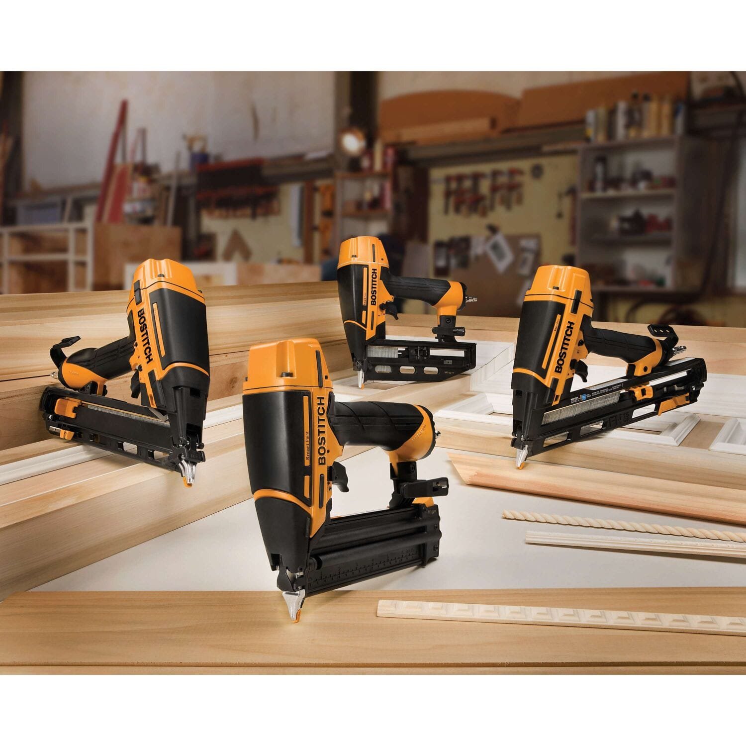Bostitch BTFP12233 Smart Point 18 gauge pneumatic brad nailer kit